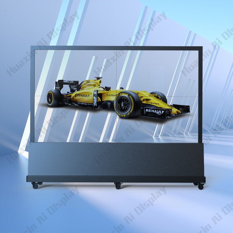 oled2*2透明屏拼接屏