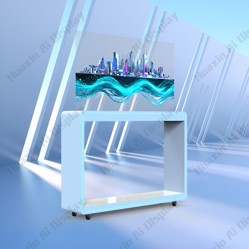 55寸落地款OLED透明屏