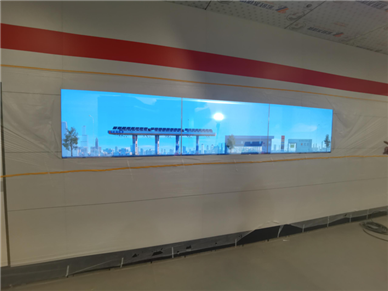 熙秦光电 OLED 透明屏应用