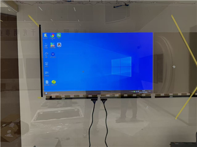 山东顺凯 | OLED透明屏1x2横拼