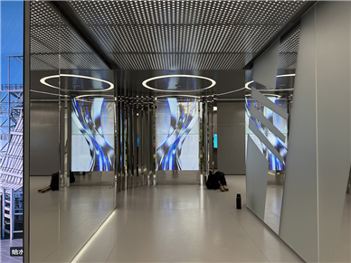 2X2透明拼接屏|上海华能电厂展陈，挑战极限的科技艺术之作