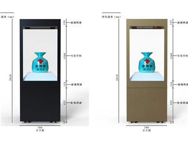 华心光电高工艺 × 湖南酒鬼酒｜OLED 透明屏文博酒柜案例