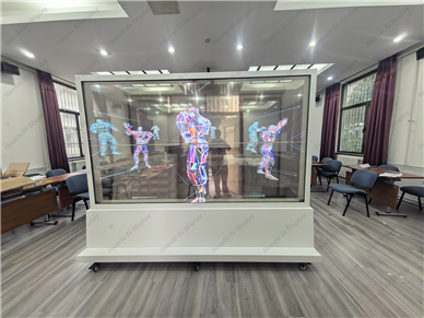 屏显新质体验｜北京中科院 2×2 透明 OLED 拼接项目顺利交付