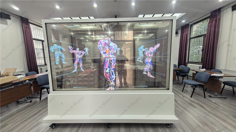 屏显新质体验｜北京中科院 2×2 透明 OLED 拼接项目顺利交付